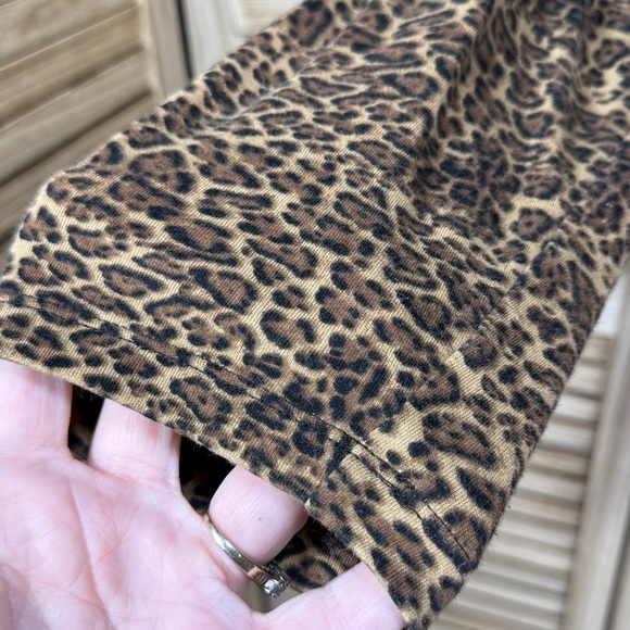 Jones New York Long Sleeve Turtleneck Leopard Brown Tan Size 2X - Picture 2 of 7